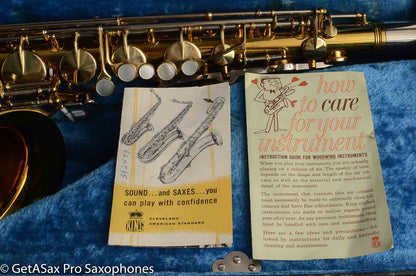 King Super 20 Tenor 382k Original Lacquer Near Mint and Overhauled!