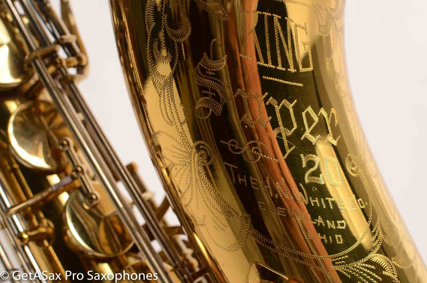 King Super 20 Tenor 382k Original Lacquer Near Mint and Overhauled!