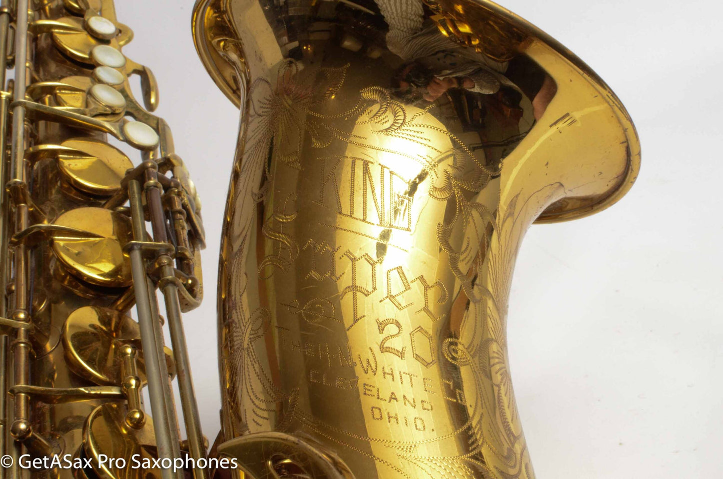 King Super 20 Tenor 1953 Full Pearls Amazing Condition Original Pads 331197