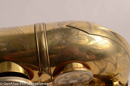 King Super 20 Tenor Saxophone Super Rare GOLD Plate Overhauled 281058