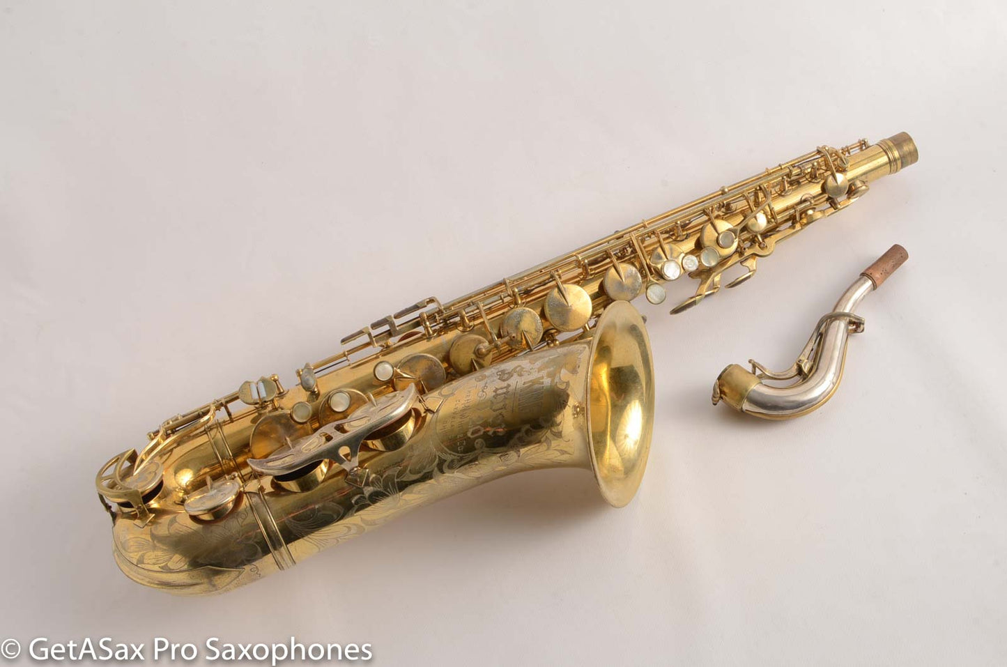 King Super 20 Tenor Saxophone Super Rare GOLD Plate Overhauled 281058