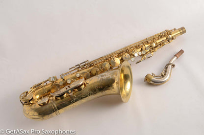 King Super 20 Tenor Saxophone Super Rare GOLD Plate Overhauled 281058