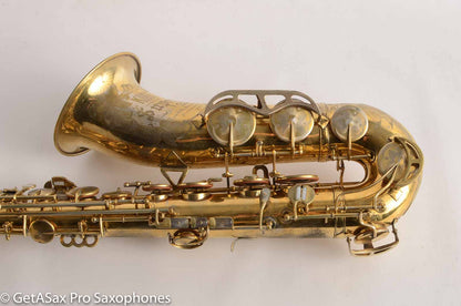 King Super 20 Tenor Saxophone Super Rare GOLD Plate Overhauled 281058