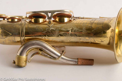 King Super 20 Tenor Saxophone Super Rare GOLD Plate Overhauled 281058