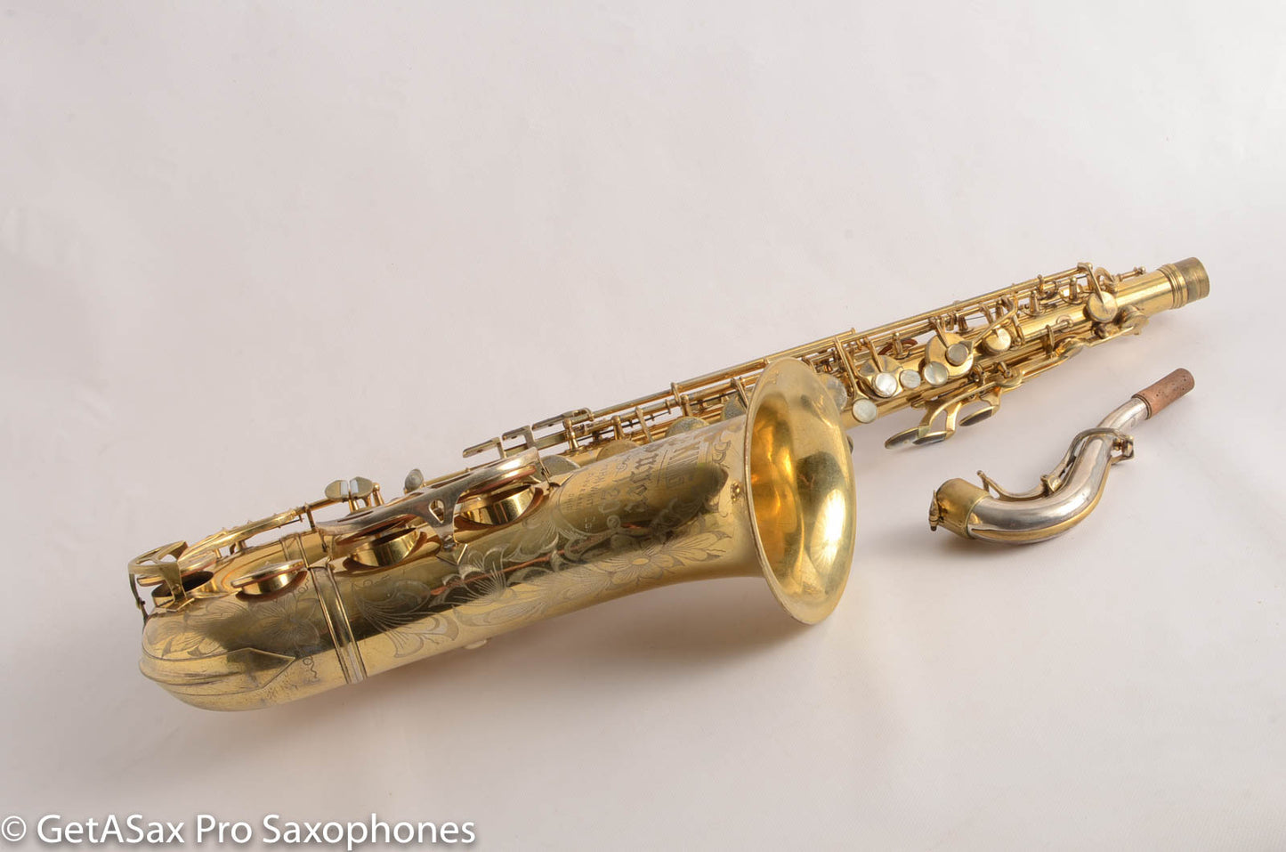 King Super 20 Tenor Saxophone Super Rare GOLD Plate Overhauled 281058
