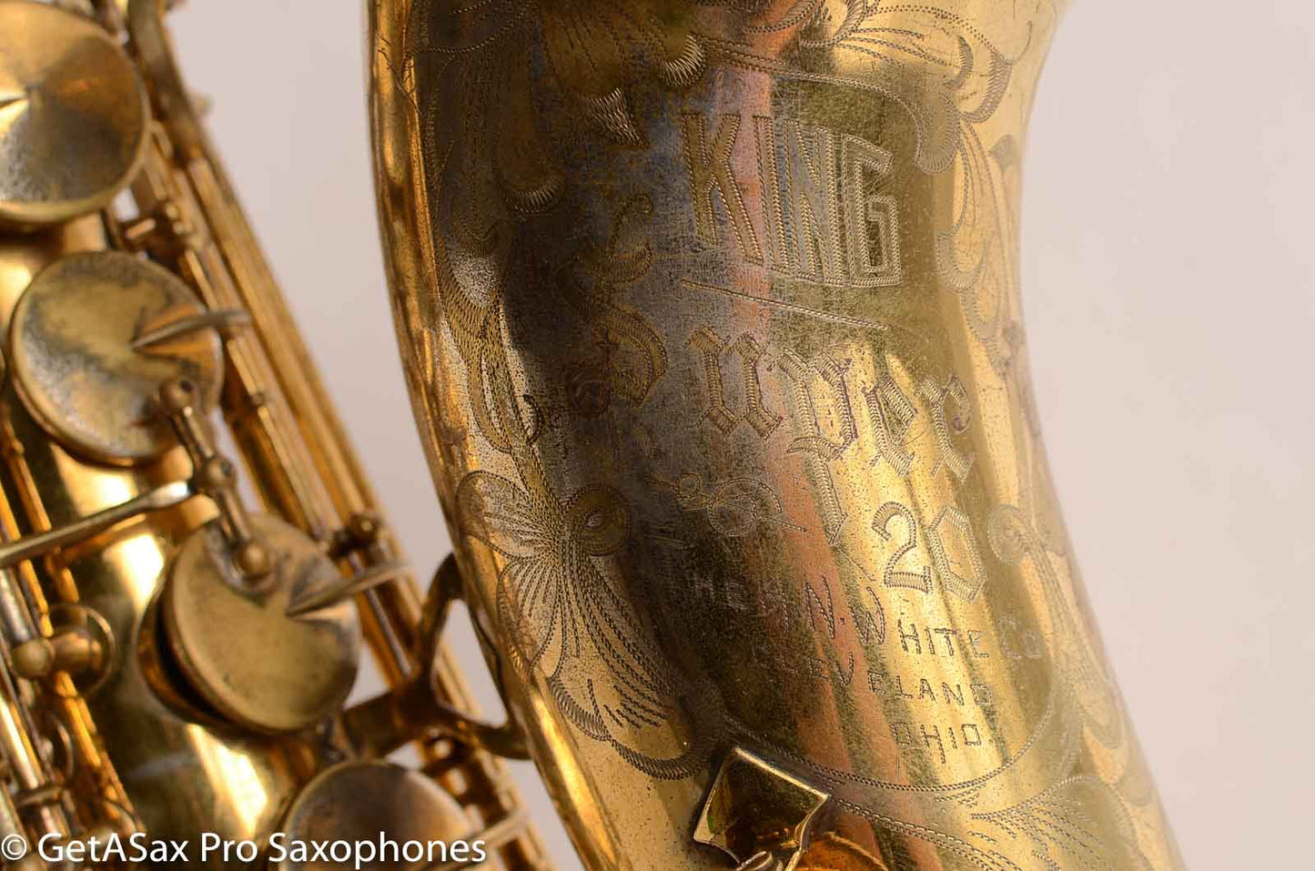 King Super 20 Tenor Saxophone Super Rare GOLD Plate Overhauled 281058