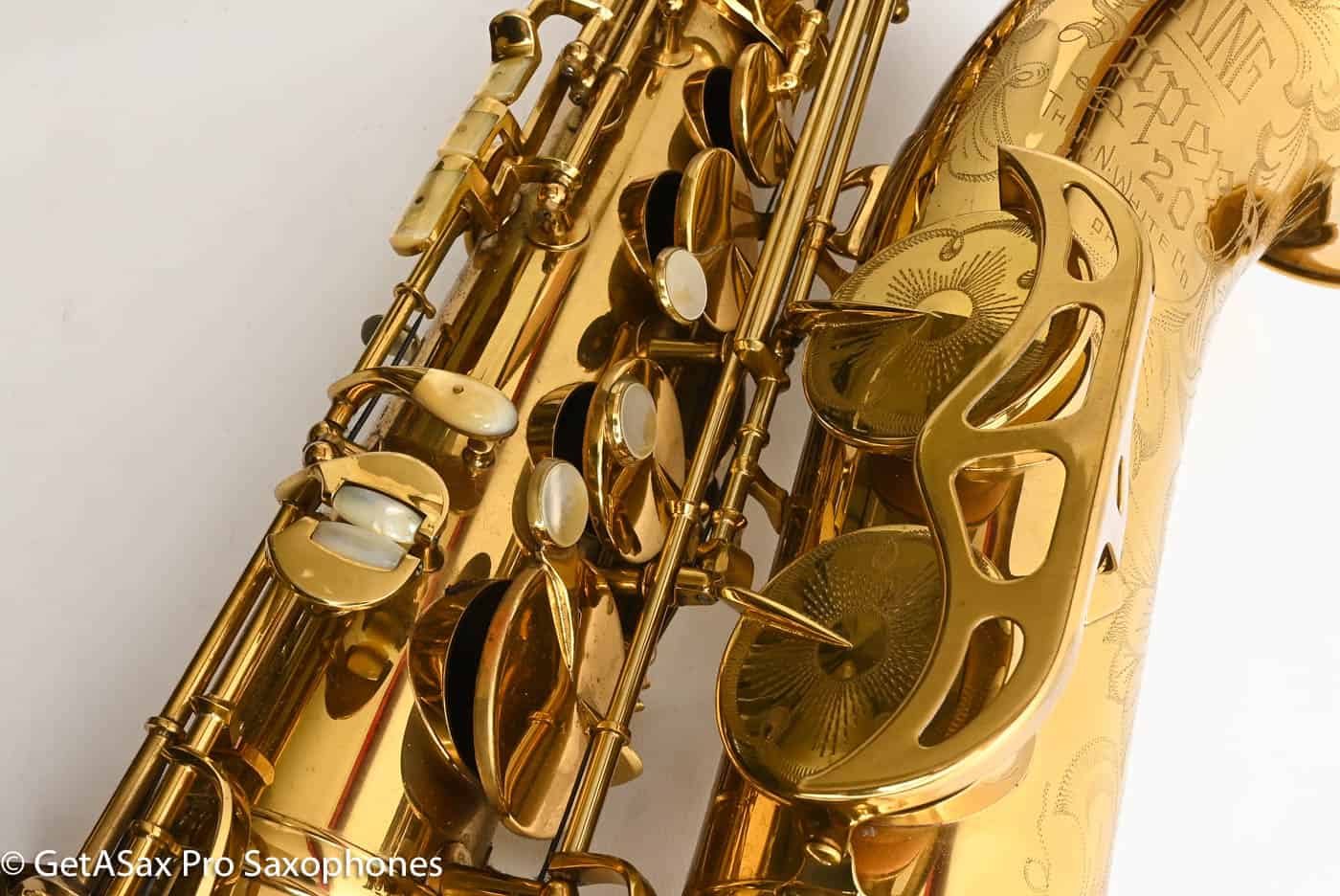 King Super 20 Tenor Full Pearls Excellent Original Condition Amazing 319734