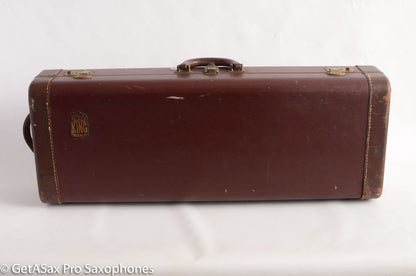 King Super 20 Tenor Saxophone Original Lacquer Original pads Warranty Card Amazing!