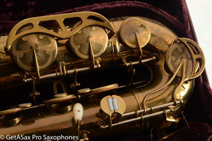 King Super 20 Tenor Saxophone Original Lacquer Original pads Warranty Card Amazing!