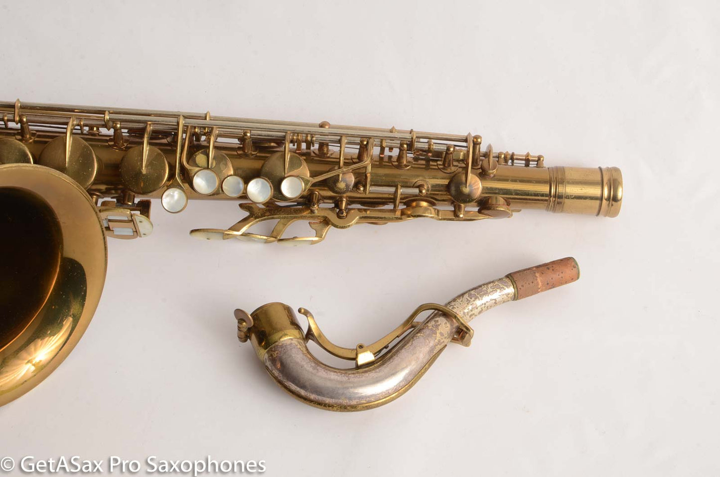 King Super 20 Tenor Saxophone Original Lacquer Original pads Warranty Card Amazing!