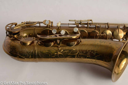 King Super 20 Tenor Saxophone Original Lacquer Original pads Warranty Card Amazing!