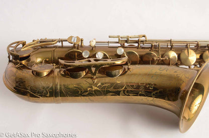 King Super 20 Tenor Saxophone Original Lacquer Original pads Warranty Card Amazing!