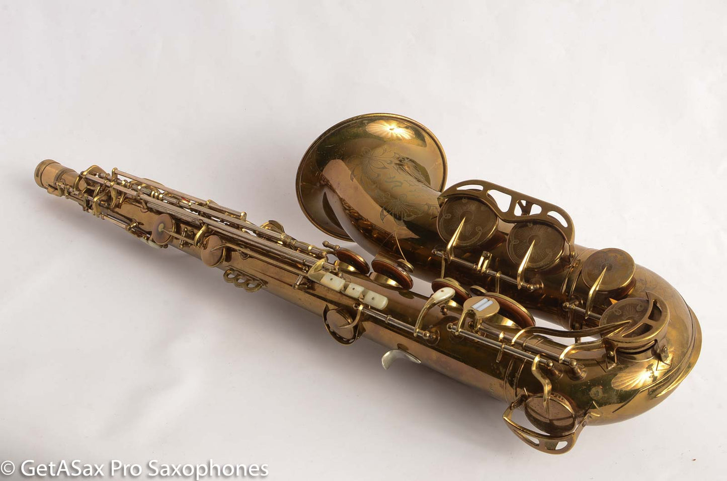 King Super 20 Tenor Saxophone Original Lacquer Original pads Warranty Card Amazing!