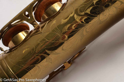 King Super 20 Tenor Saxophone Original Lacquer Original pads Warranty Card Amazing!