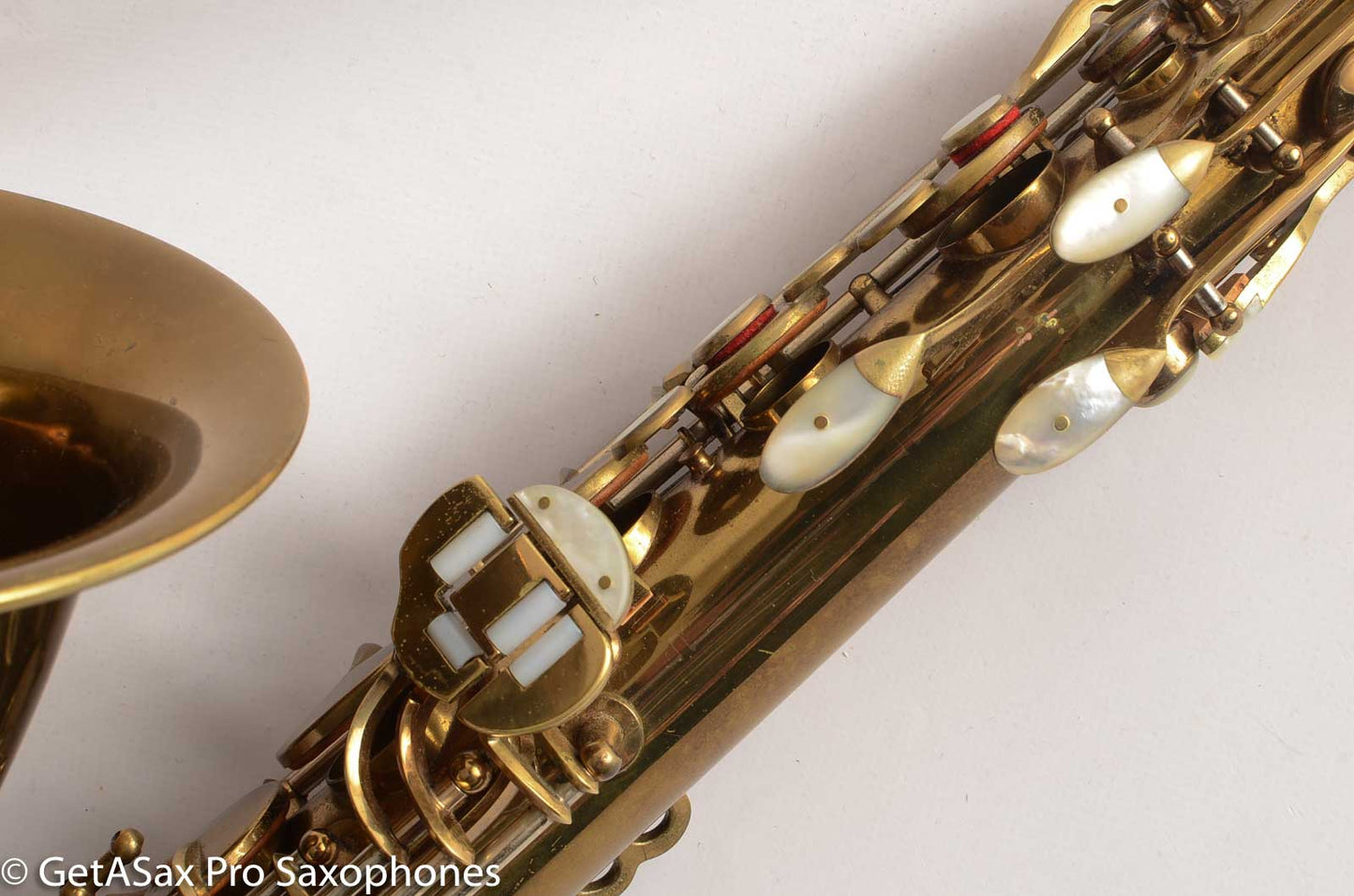 King Super 20 Tenor Saxophone Original Lacquer Original pads Warranty Card Amazing!