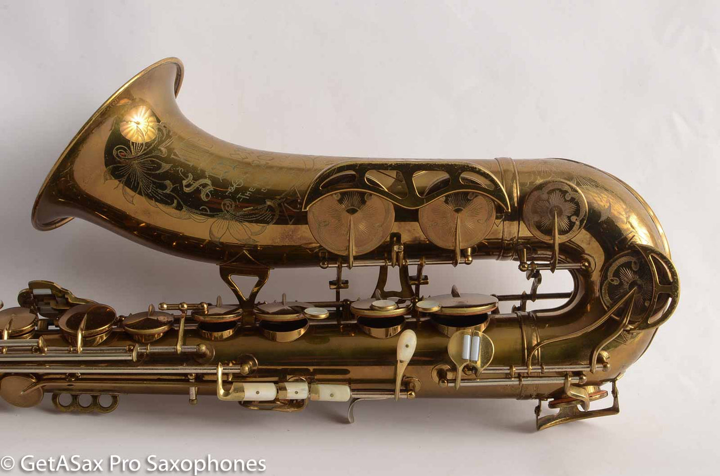 King Super 20 Tenor Saxophone Original Lacquer Original pads Warranty Card Amazing!