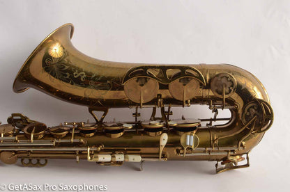 King Super 20 Tenor Saxophone Original Lacquer Original pads Warranty Card Amazing!