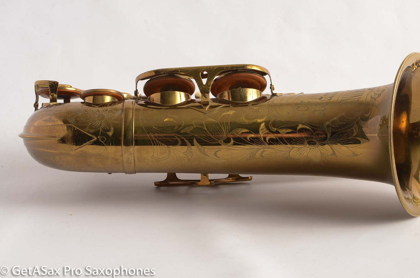 King Super 20 Tenor Saxophone Original Lacquer Original pads Warranty Card Amazing!