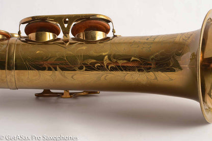 King Super 20 Tenor Saxophone Original Lacquer Original pads Warranty Card Amazing!