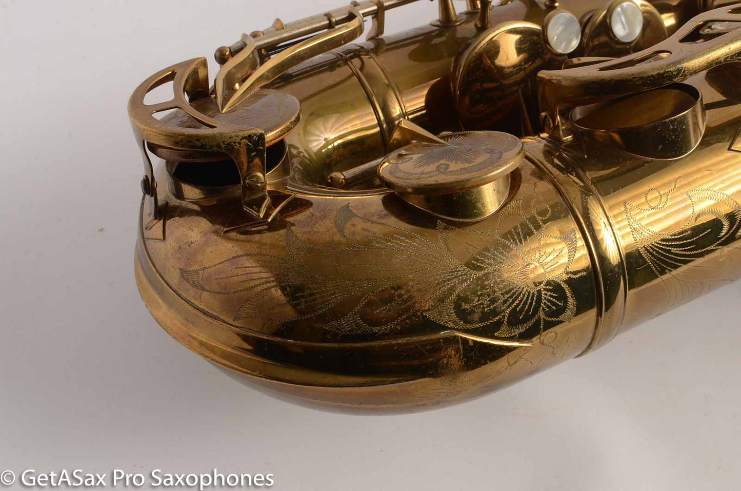 King Super 20 Tenor Saxophone Original Lacquer Original pads Warranty Card Amazing!