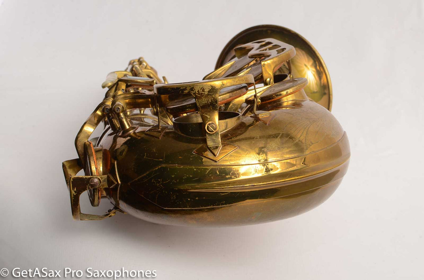 King Super 20 Tenor Saxophone Original Lacquer Original pads Warranty Card Amazing!