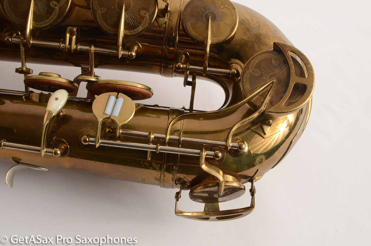 King Super 20 Tenor Saxophone Original Lacquer Original pads Warranty Card Amazing!