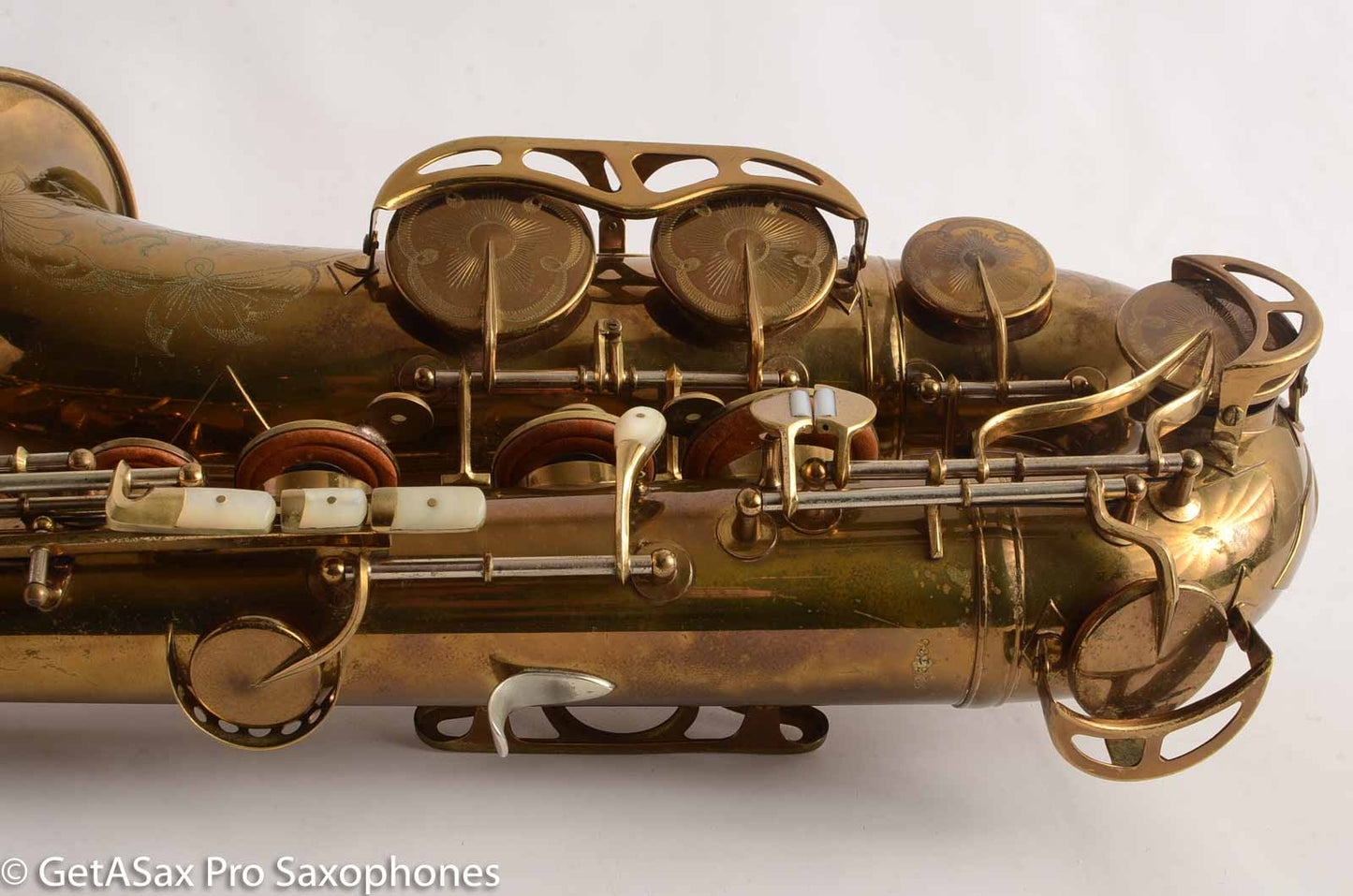 King Super 20 Tenor Saxophone Original Lacquer Original pads Warranty Card Amazing!