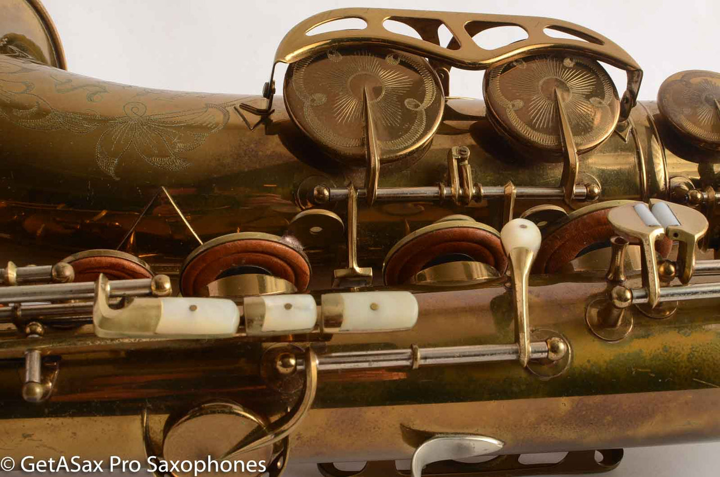 King Super 20 Tenor Saxophone Original Lacquer Original pads Warranty Card Amazing!