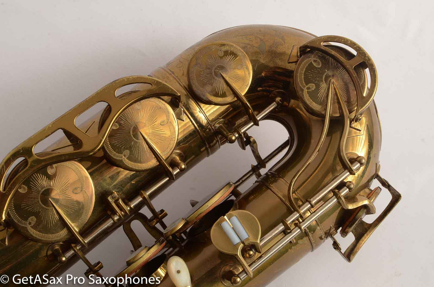 King Super 20 Tenor Saxophone Original Lacquer Original pads Warranty Card Amazing!