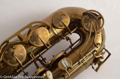 King Super 20 Tenor Saxophone Original Lacquer Original pads Warranty Card Amazing!