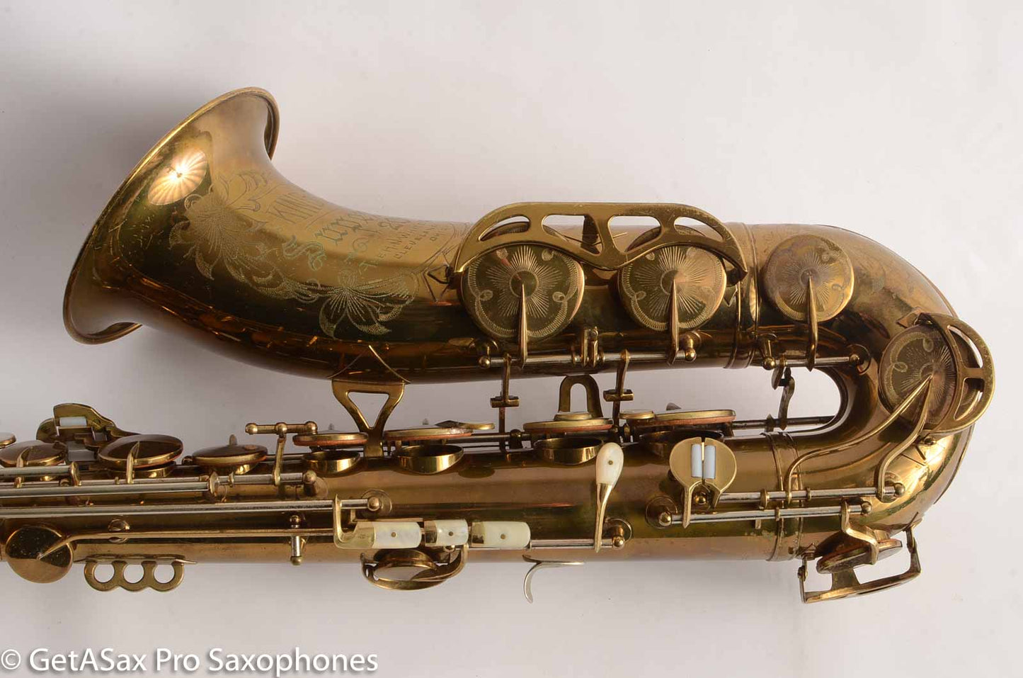 King Super 20 Tenor Saxophone Original Lacquer Original pads Warranty Card Amazing!