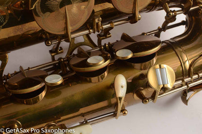 King Super 20 Tenor Saxophone Original Lacquer Original pads Warranty Card Amazing!