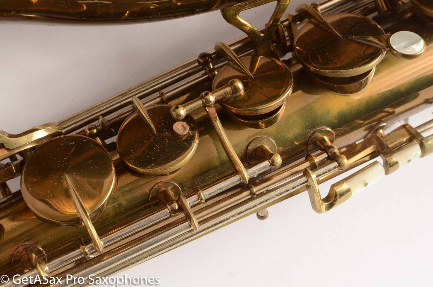 King Super 20 Tenor Saxophone Original Lacquer Original pads Warranty Card Amazing!