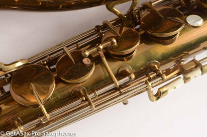 King Super 20 Tenor Saxophone Original Lacquer Original pads Warranty Card Amazing!