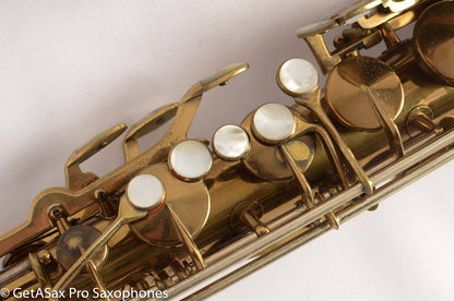 King Super 20 Tenor Saxophone Original Lacquer Original pads Warranty Card Amazing!