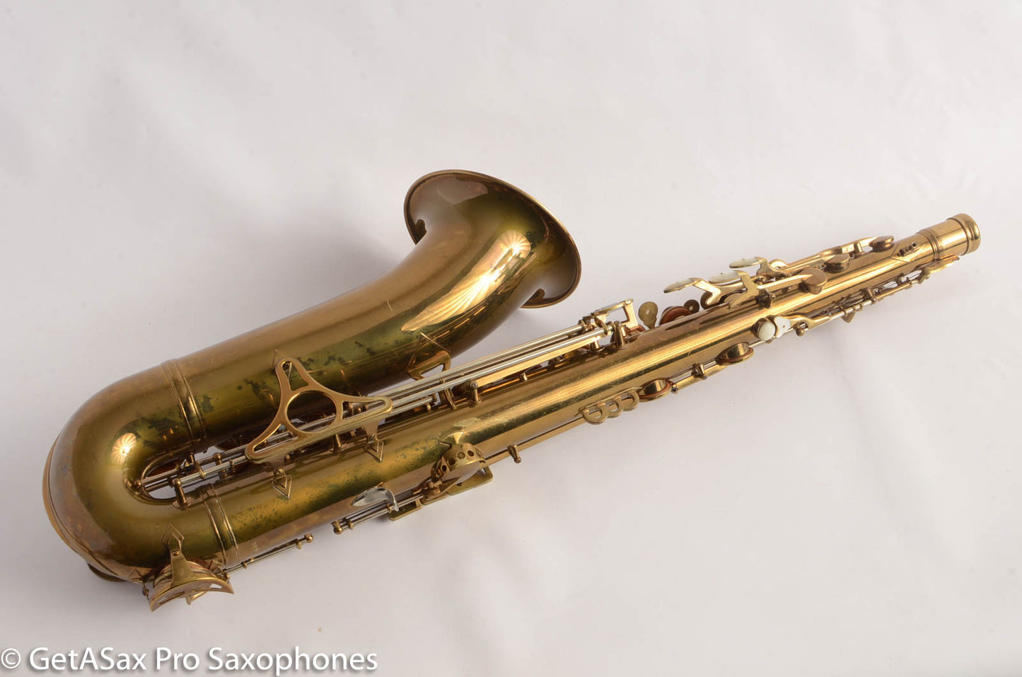 King Super 20 Tenor Saxophone Original Lacquer Original pads Warranty Card Amazing!