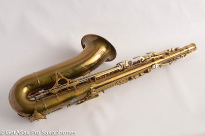 King Super 20 Tenor Saxophone Original Lacquer Original pads Warranty Card Amazing!