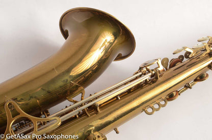 King Super 20 Tenor Saxophone Original Lacquer Original pads Warranty Card Amazing!