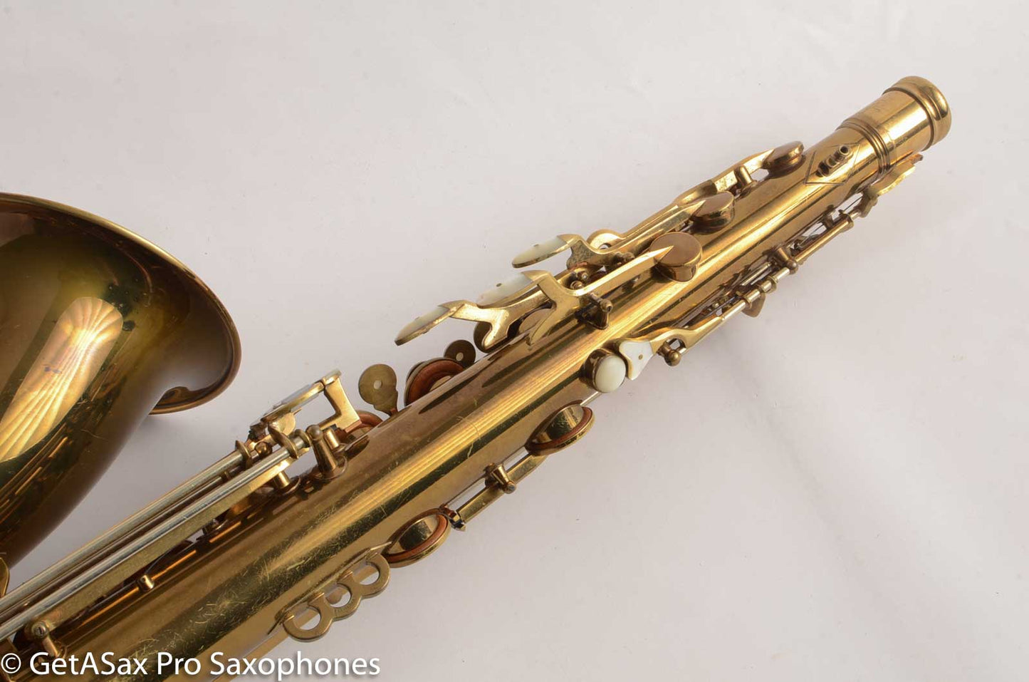 King Super 20 Tenor Saxophone Original Lacquer Original pads Warranty Card Amazing!