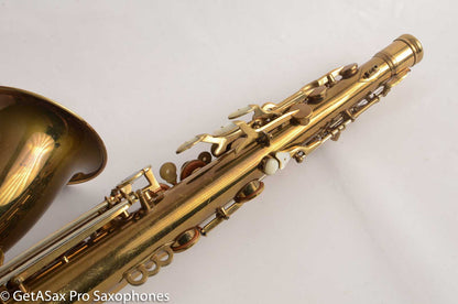 King Super 20 Tenor Saxophone Original Lacquer Original pads Warranty Card Amazing!