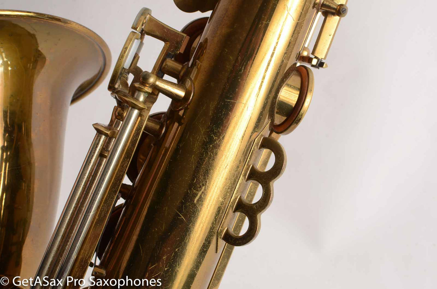 King Super 20 Tenor Saxophone Original Lacquer Original pads Warranty Card Amazing!