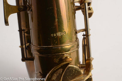 King Super 20 Tenor Saxophone Original Lacquer Original pads Warranty Card Amazing!