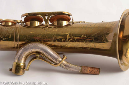 King Super 20 Tenor Saxophone Original Lacquer Original pads Warranty Card Amazing!