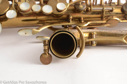 King Super 20 Tenor Saxophone Original Lacquer Original pads Warranty Card Amazing!