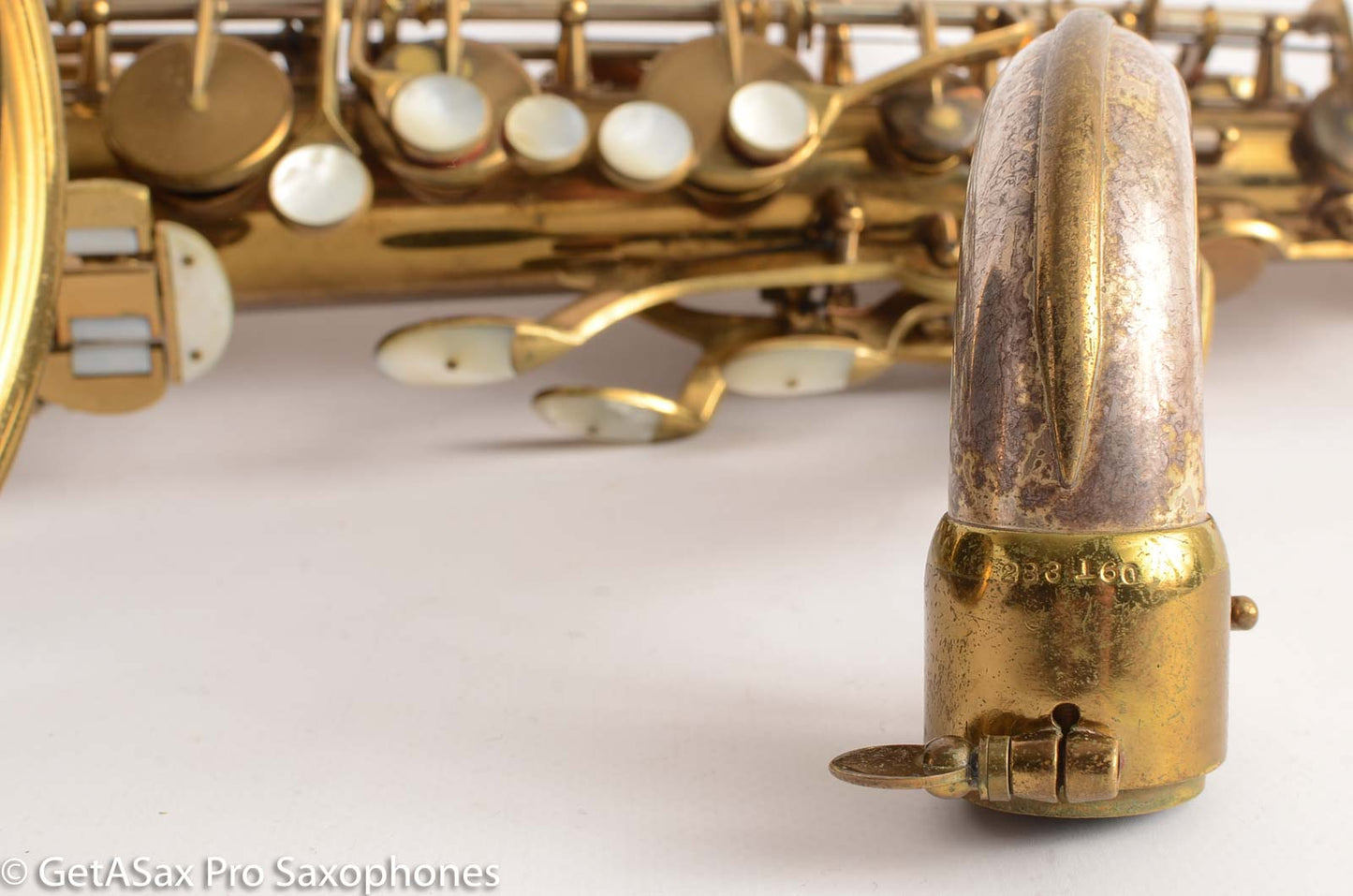 King Super 20 Tenor Saxophone Original Lacquer Original pads Warranty Card Amazing!