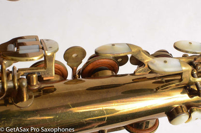 King Super 20 Tenor Saxophone Original Lacquer Original pads Warranty Card Amazing!