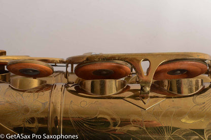 King Super 20 Tenor Saxophone Original Lacquer Original pads Warranty Card Amazing!