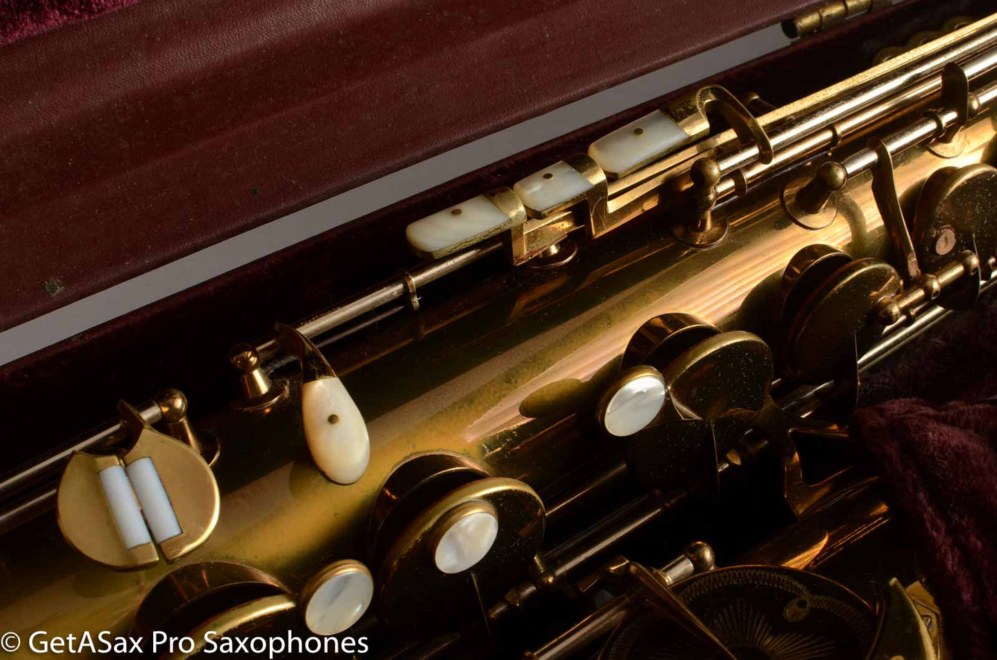 King Super 20 Tenor Saxophone Original Lacquer Original pads Warranty Card Amazing!