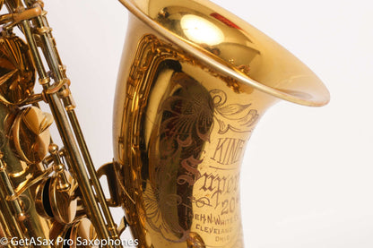 King Super 20 Tenor Saxophone Full Pearls Original Lacquer