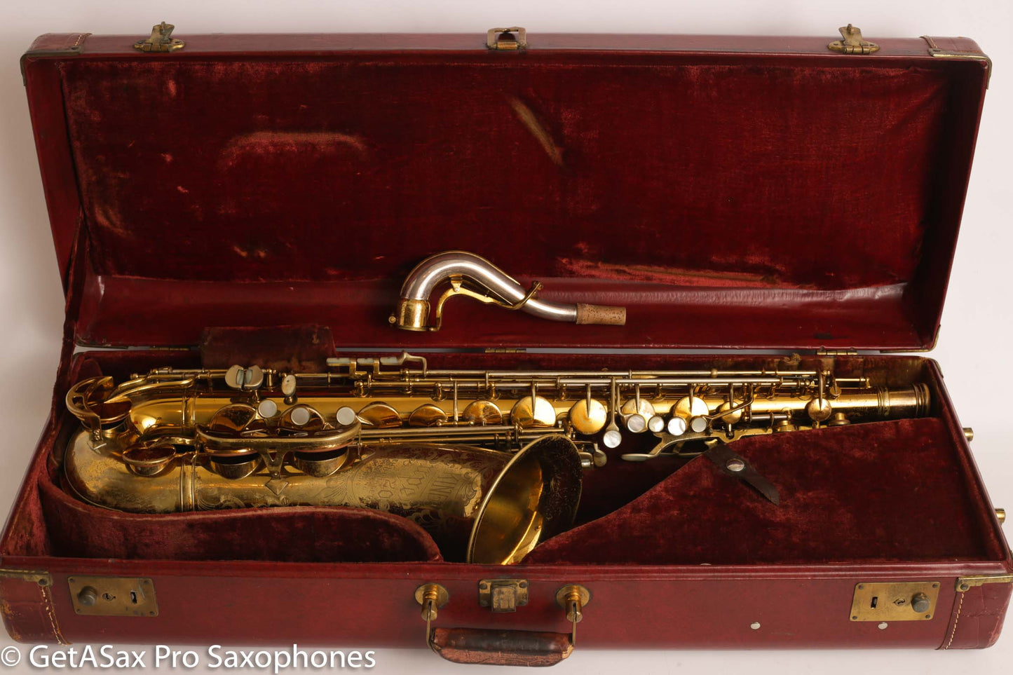 King Super 20 Tenor Full Pearls Very Good Condition Good Pads 308996